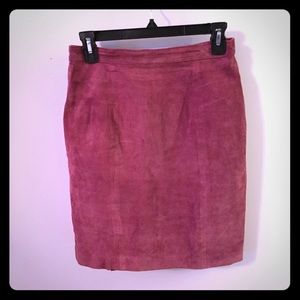*3/$25*w/BUNDLE Dusty Mauve Suede Pencil Skirt
